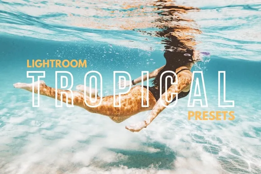 热带氛围干净通透胶片人像Lightroom预设 8 Tropical Vibes Lightroom Presets