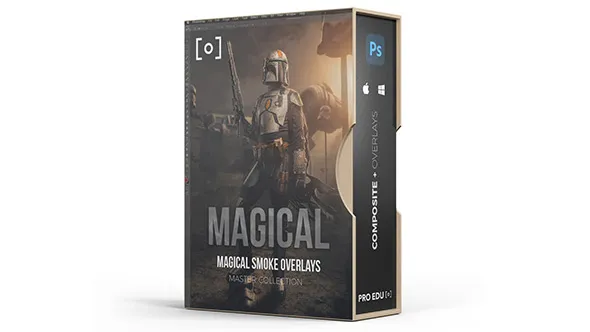 45张魔法烟雾叠加增强效果摄影后期合成素材 PROEDU – Magical Smoke Enhancement FX Overlays