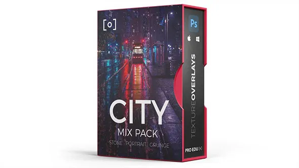 200张（JPEG+RAW）8K城市街道建筑破败划痕混合纹理背景叠加合成素材 PROEDU – Master Collection City Textures Mix Pack