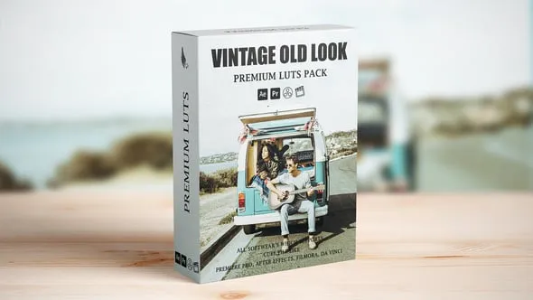 8个经典电影复古风格独特大气色彩分级Luts预设 Cinematic old vintage retro Luts For a Film & Cinema old Look