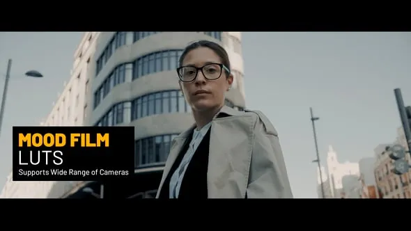 15个电影胶片质感Mood Film LUT和42个“Log to Rec 709”LUT预设 Mood Film Color LUTs