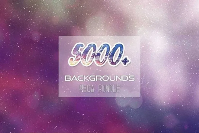 5000+高清抽象模糊几何线条艺术创作设计叠加合成背景图片素材 5000+ Backgrounds Mega Bundle