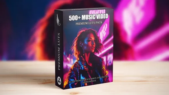 500组专业风格化电影音乐视频lut调色预设 500+ Cinematic Music Video LUTs Bundle