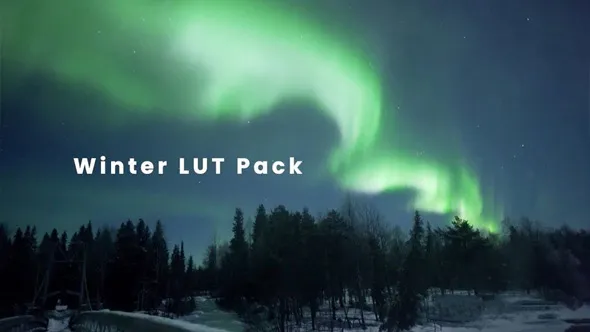 16款冬季摄影深色冷调风格视频调色LUT预设 Color Finale – Winter LUT Pack