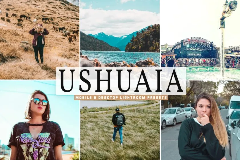 南美小城乌斯怀亚旅拍人像LR预设与移动LR预设 Ushuaia Pro Lightroom Presets