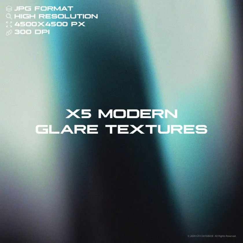 6款深色炫光迷幻渐变颗粒纹理背景图片素材 X5 Modern Glare Textures