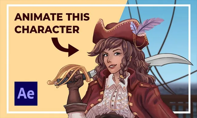 After Effects角色循环动画实例制作视频教程 中文字幕