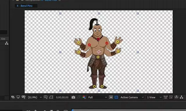 AE CC中木偶工具应用技术训练视频教程