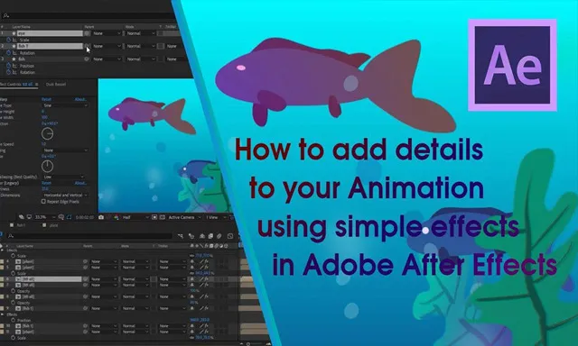 AE中2D动画基础实例训练视频教程