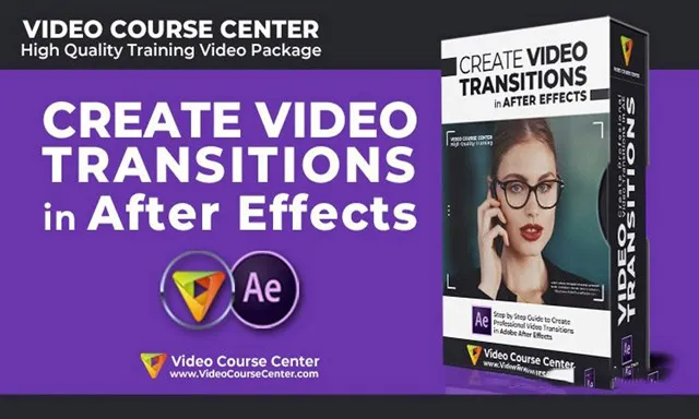 AE画面间转场过渡特效实例制作视频教程