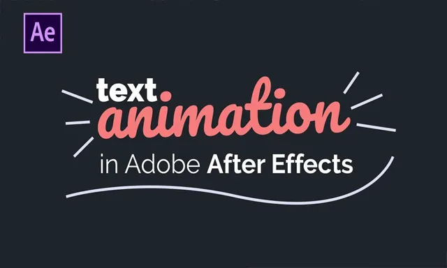 AE文本标题动画实例制作视频教程