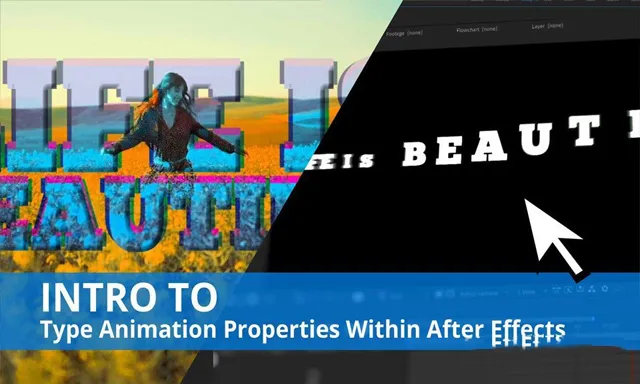 AE文字文本动画技术训练视频教程