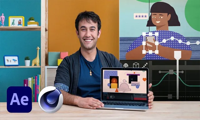 AE与C4D创意2D3D动画创作工作流视频教程 2D and 3D Animation with After Effects and Cinema 4D