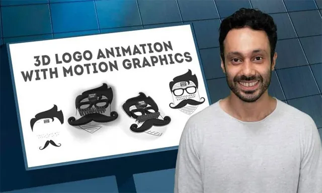 AE平面Logo标志3D动画特效制作视频教程 Adobe After Effects CC: 3D Logo Animation with Motion Graphics