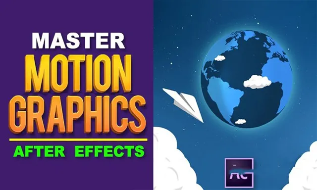 AE中创建动态图形基础知识视频教程 中文字幕 Motion Graphics: Create Paper Airplane Animation in After Effects CC