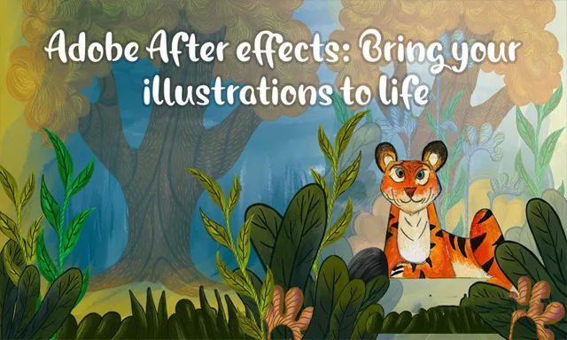 AE将卡通插图制作成动画技巧视频教程