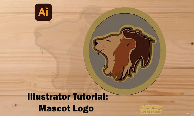 AI初学者创建矢量标志平面设计工作流程视频教程