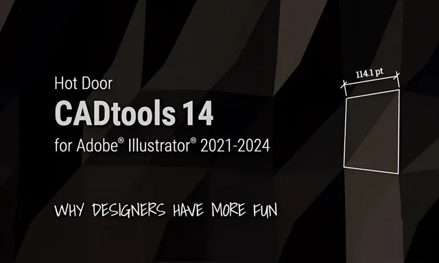 工程制图距离测量标注图形绘制Ai插件 Hot Door CADtools 14.1.2 Win/Mac中文版