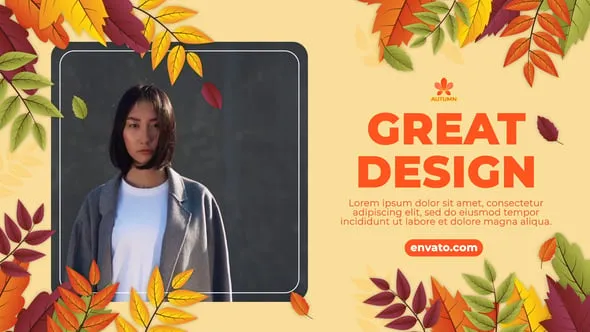 秋季特卖购物促销秋天风格设计视频效果PR模板下载 Autumn Sale | MOGRT