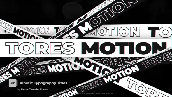 潮流缎带时尚街头艺术风炫酷标题动画PR模板下载 Kinetic Typography Titles \ MOGRt