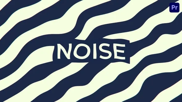 创意平面波浪梯田状多彩新潮Noise花俏背景图案元素PR模板下载 Flat Noise Animated Backgrounds