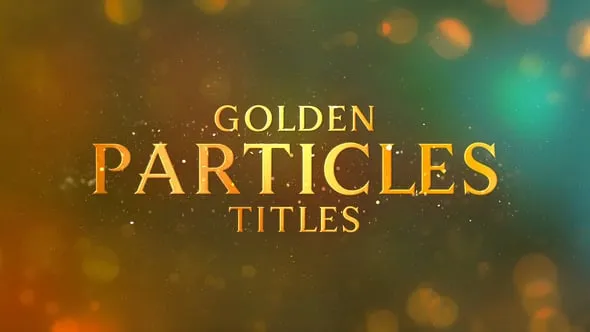公司年会颁奖典礼提名晚会视频包装豪华粒子标题PR模板下载 Awards Particles Titles I Luxury Titles