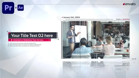 多用途简单大气企业宣传片AE与PR模板下载 The Presentation