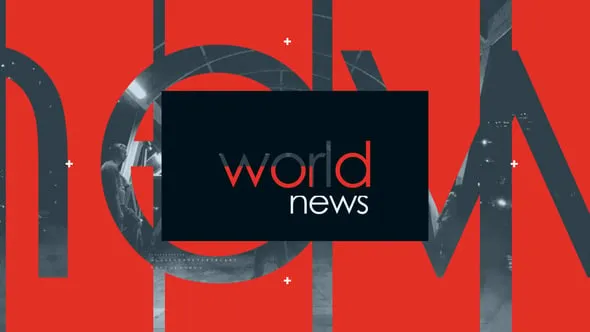 世界新闻广播包装片头AE与PR模板 World News