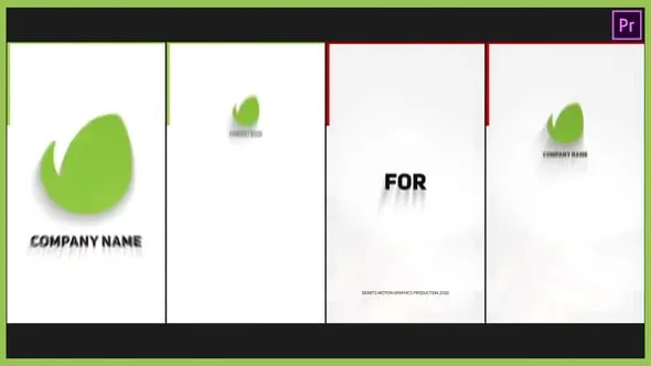 结束框架标志动画社交媒体视频片尾动画PR模板下载 End Frame Logo Premiere Pro