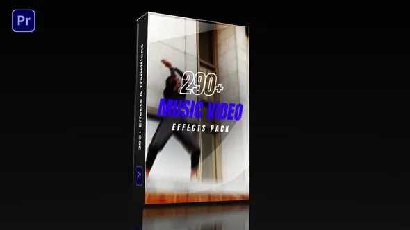 290多个叠加效果短片和过渡元素制作音乐视频PR模板下载 Wave Energy Transitions