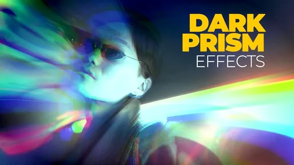 10种暗棱镜效果万花筒般迷幻特效叠加PR模板下载 Dark Prism Effects Premiere Pro