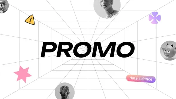 数字服务短视频介绍社交媒体动态排版演示PR模板 Youtube Transitions pack