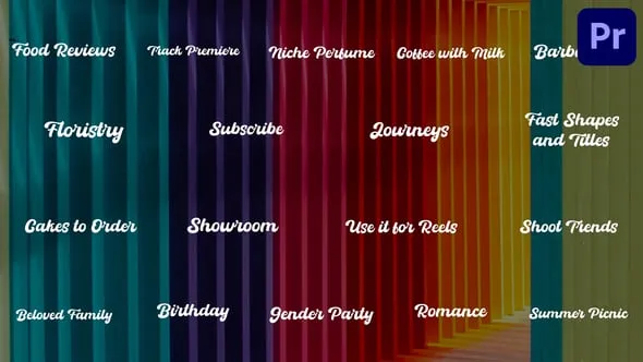 快速动态液体形状和线条动画标题PR模板下载 Seamless Fire Transitions for Premiere Pro