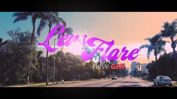 镜头光晕像差灯光炫光效果PR模板 Lens Flare Gen.2