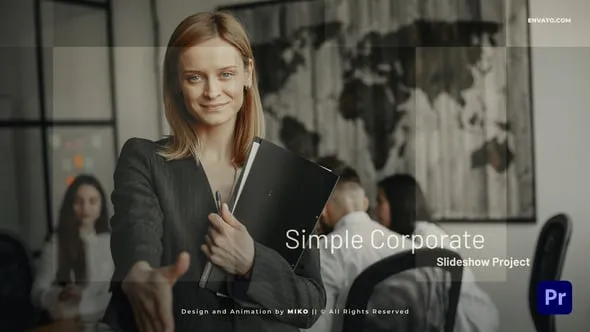 企业幻灯片制作公司宣传片视频PR模板 Corporate Slideshow