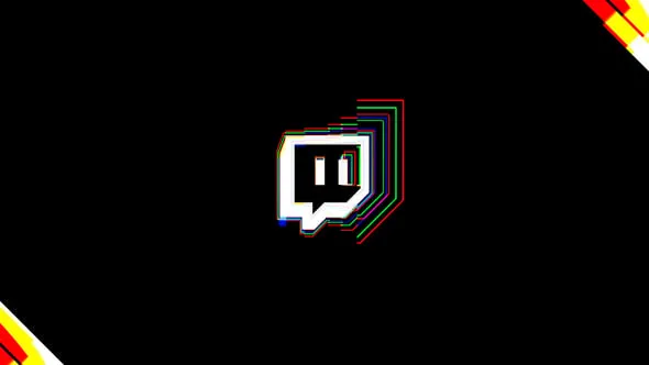 抽象闪亮光泽RGB故障标志动画PR模板下载 Logo Reveal