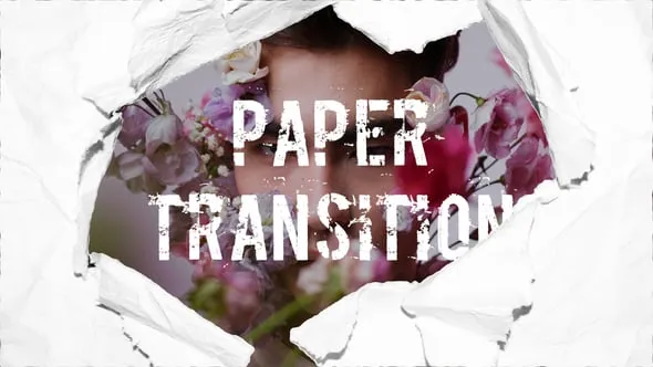 8个纸张主题过渡复古皱纸元素转场PR模板下载 Paper Transition