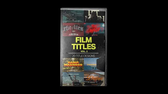 20组创意史诗电影文字标题排版视觉设计效果模板AE/PR/PS模板/FCPX插件 Tropic Colour – Film Titles Vol.2