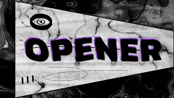 创意街头涂鸦风格时尚抽象开场白-PR模板 Trendy Abstract Opener