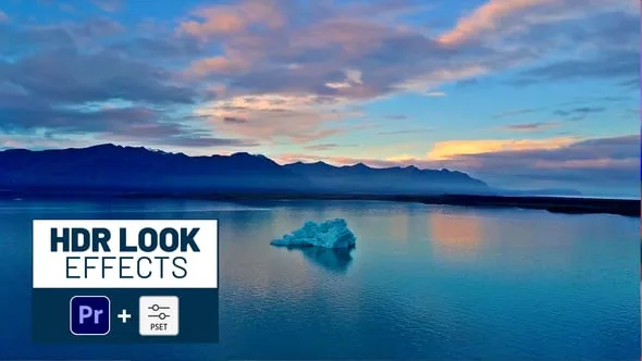 适合风景肖像镜头的HDR调色40 个Premiere Pro颜色预设和模板 HDR Look Effects for Premiere Pro