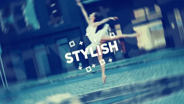 创意清新风格跺脚节奏时尚服饰箱包新品展示活动介绍视频AE模板 Stomp Promo Opener