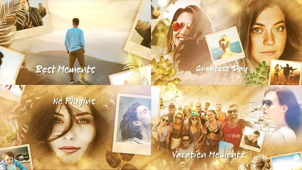 时尚优雅干净复古素描风格艺术相册AE模版 Elegant Sketch Slideshow