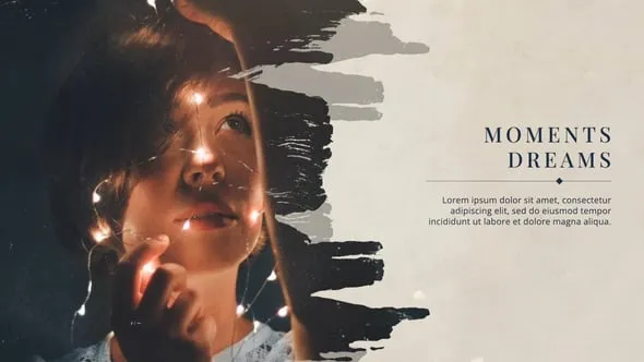 照片幻灯片FCPX插件时尚且富有艺术感笔刷动画相册宣传视频模板 The Inspiration - Photo Slideshow