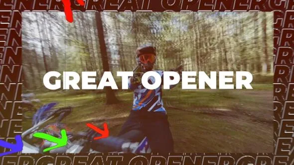 FCPX片头模板插件社交媒体开场白活动宣传片视频广告短片 Short Dynamic Intro