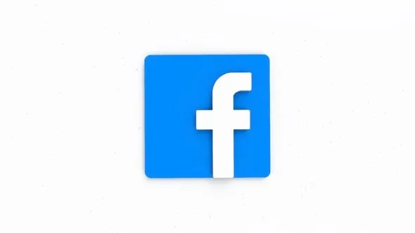 FCPX插件-Facebook Logo翻转展示标志动画视频片头模板 Facebook Logo