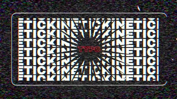 FCPX插件-多彩溶解元素快速故障口号标语标题排版视频片头 Typo Glitch Logo Reveal