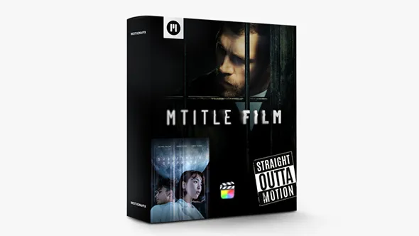 60种震撼大气好莱坞电影风格文字标题开场动画FCPX插件下载 motionVFX – mTitle Film