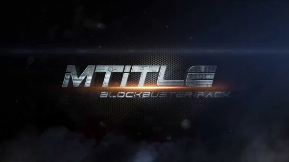 30组史诗级电影开场片头震撼文字标题特效FCPX插件下载 motionVFX – mTitle Blockbuster Pack