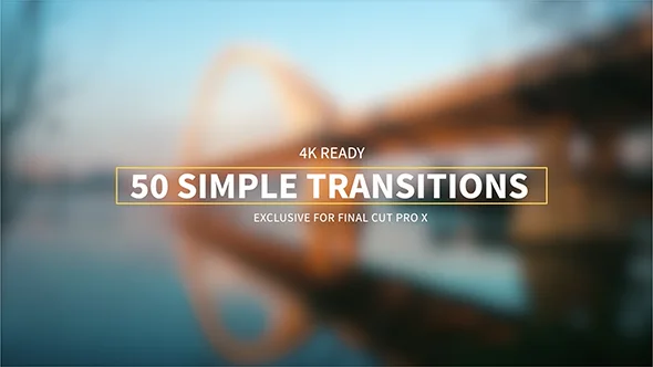 50个简单流畅视频过渡转场预设FCPX插件下载 LenoFX – 50 Simple Transitions