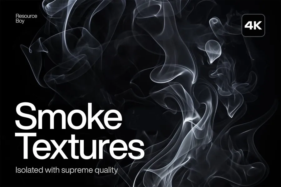 228张4K分辨率燃烧烟雾扩散弥漫青烟缭绕创意合成素材 220+ Smoke Textures